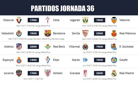 partidos para hoy liga española